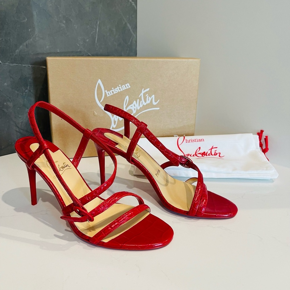 Christian Louboutin Selima 85 Sandals Authentic New